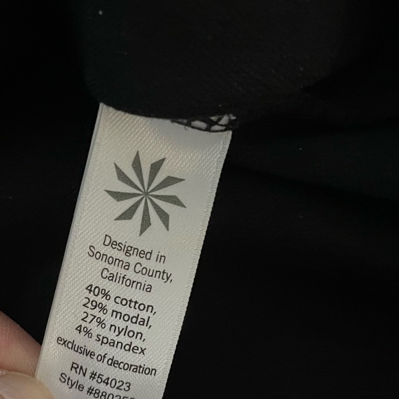 ATHLETA Celebration Ponte Knit Dress Size XS Black - Picture 8 of 8